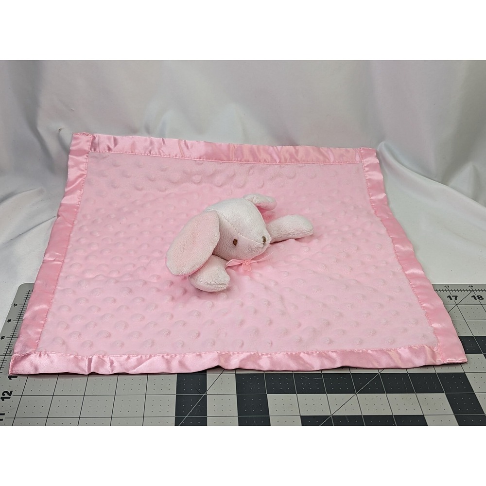 Blankets Beyond Pink Rabbit Lovey Dots Security Blanket Stuffed Animal Toy